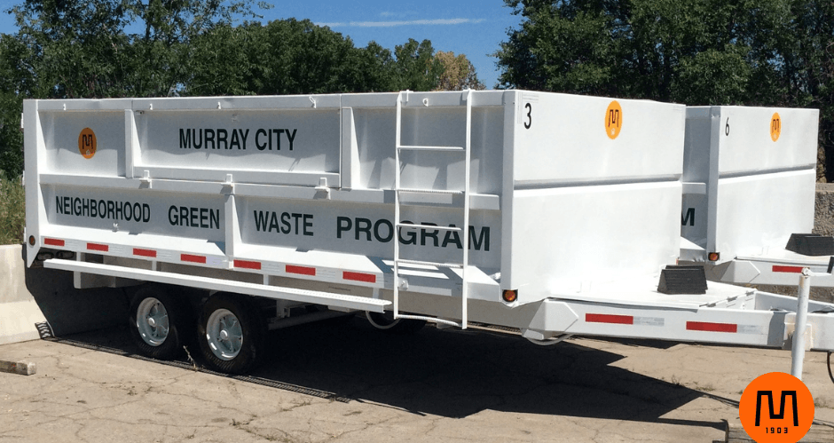 Green waste dumpster